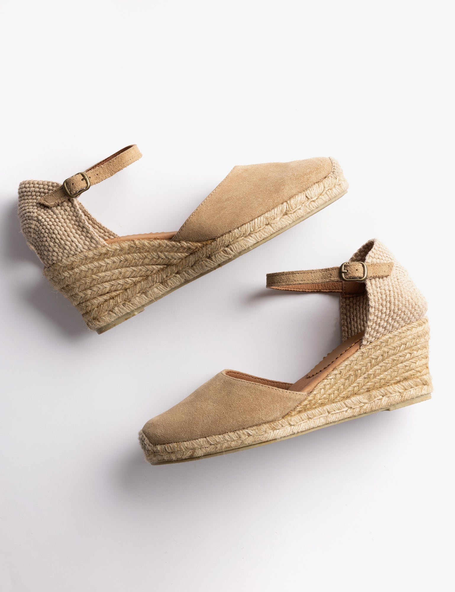 Mary Jane Suede Espadrille