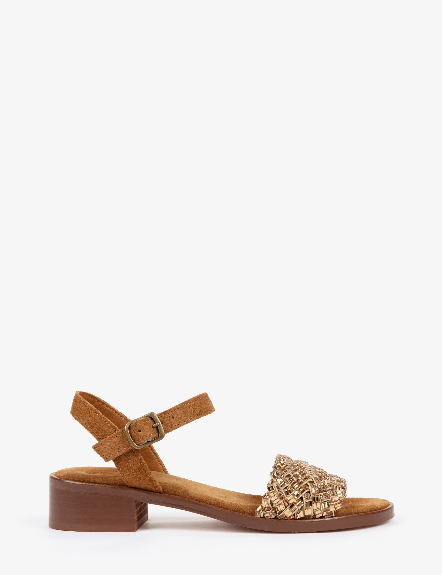 Milos Diamante Suede Sandal