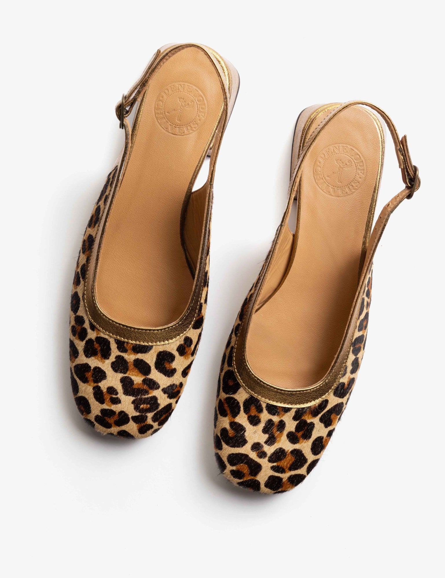 Stella Leopard Pony Slingback