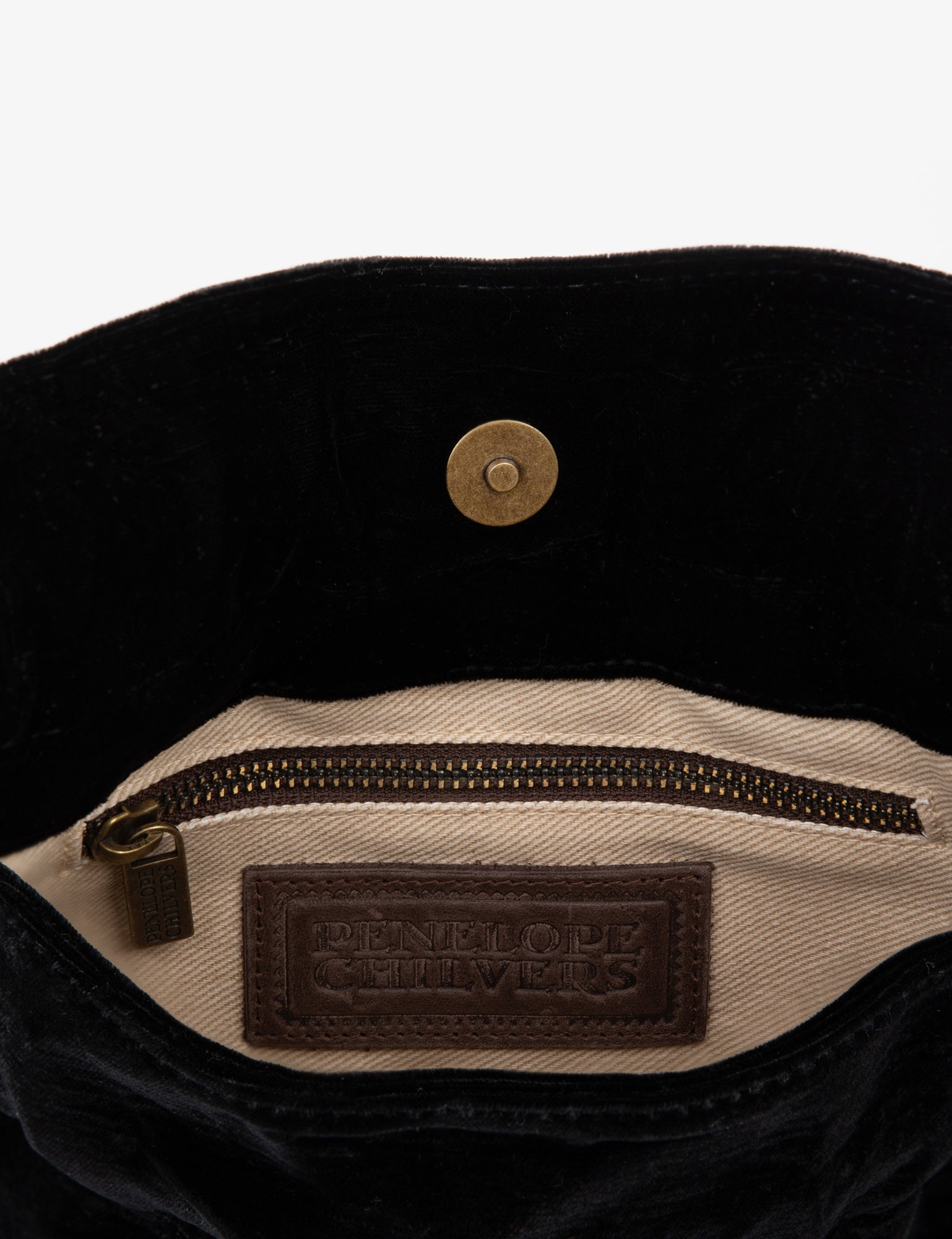 Puffball Velvet Clutch