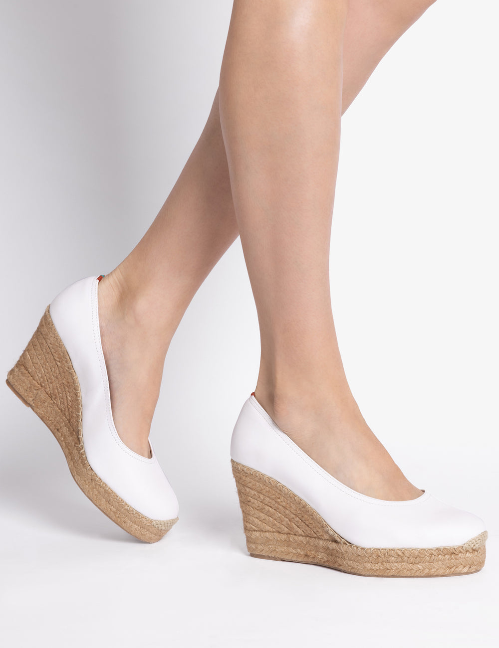 Scoop Leather Espadrille