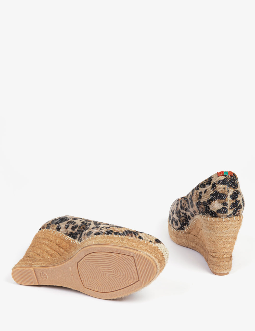 Scoop Leopard Canvas Espadrille