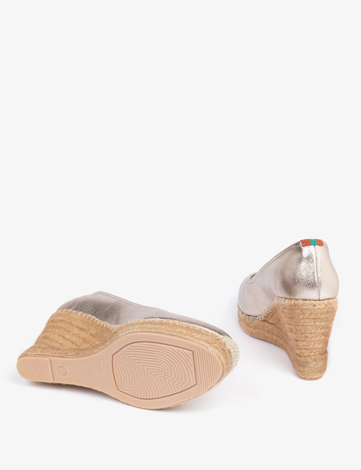 Scoop Leather Espadrille