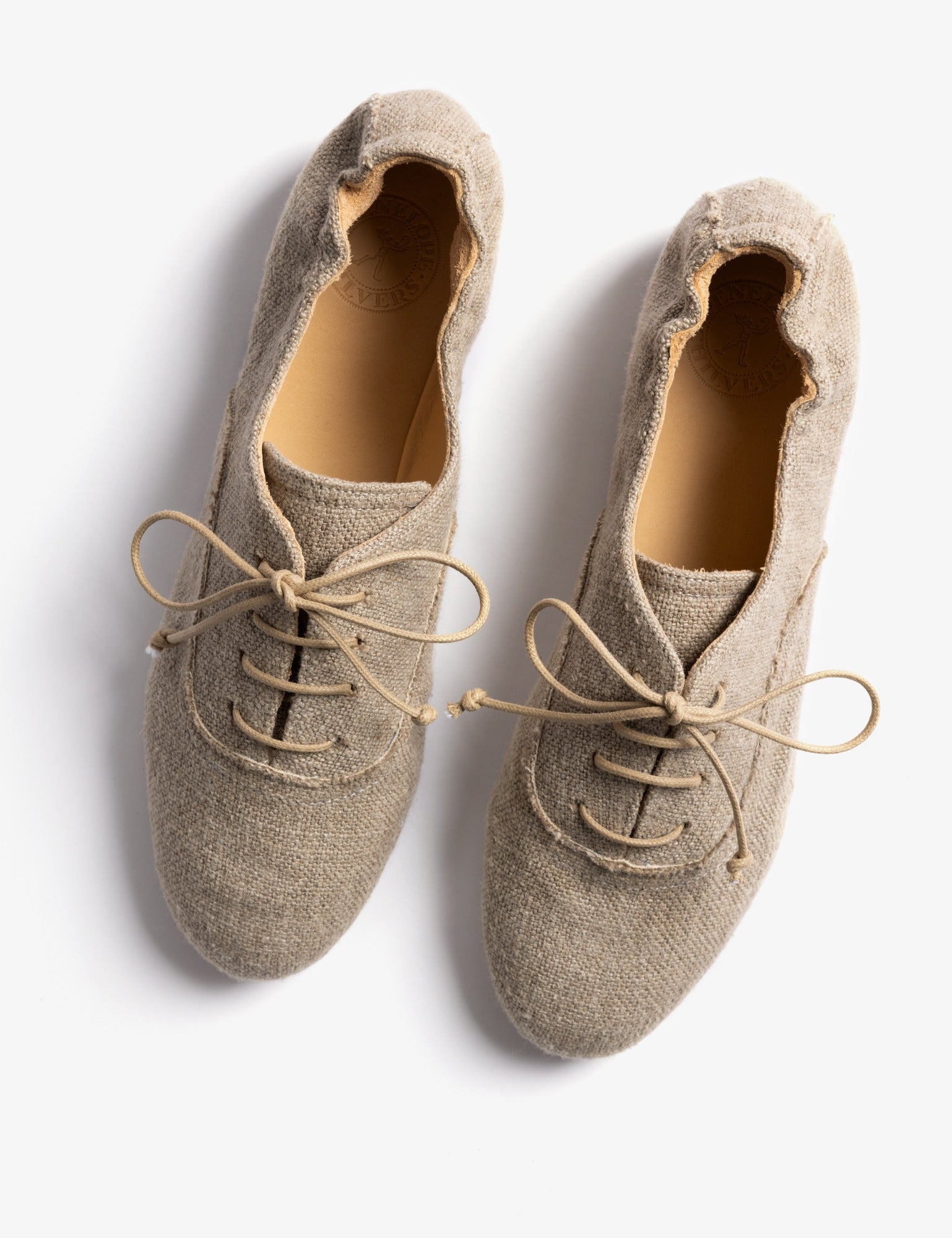 Softie Lace-up Linen Shoe