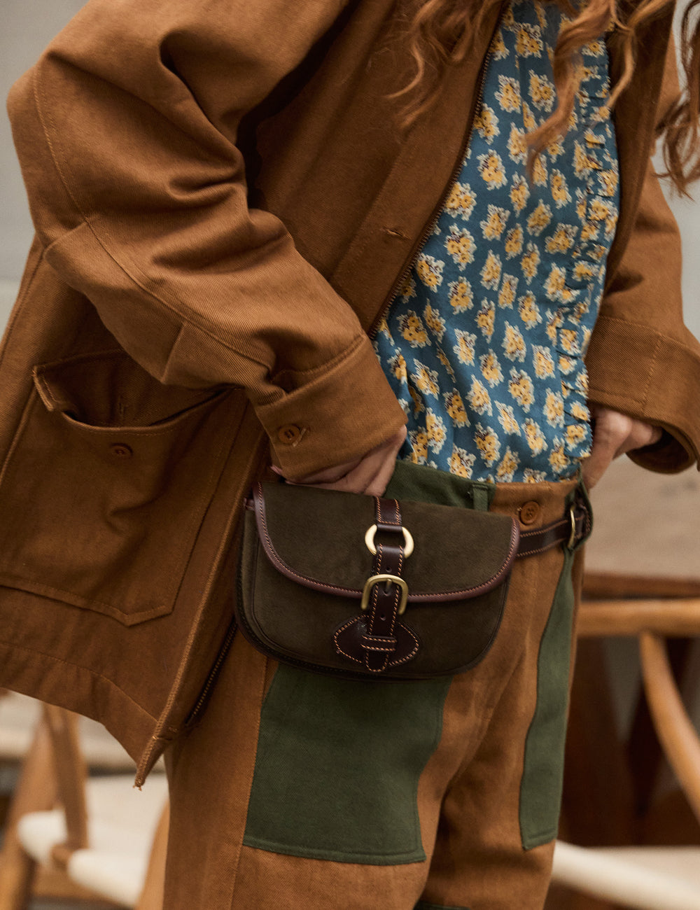 Saddle Suede Belt Bag
