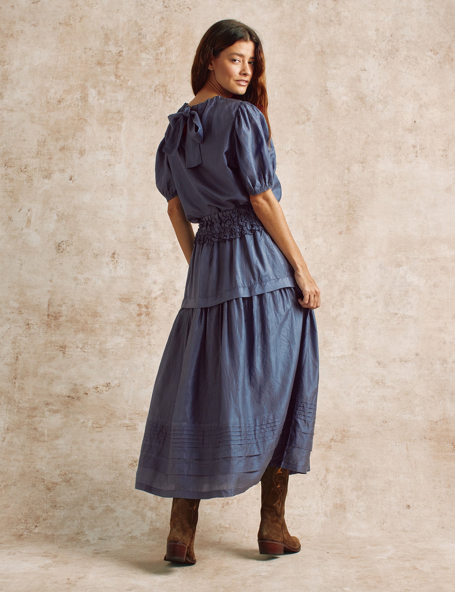 Silk Bow Blouse