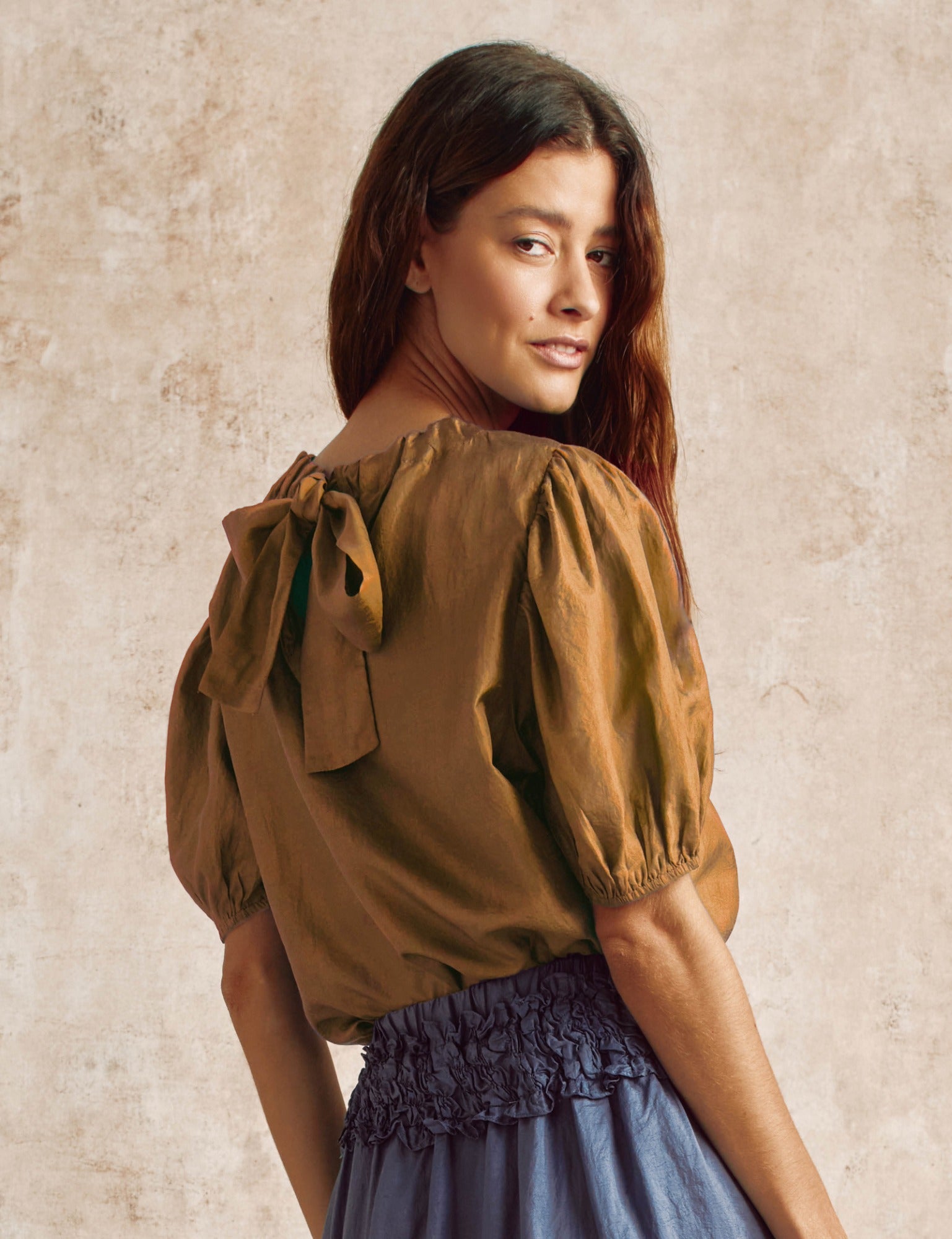 Silk Bow Blouse