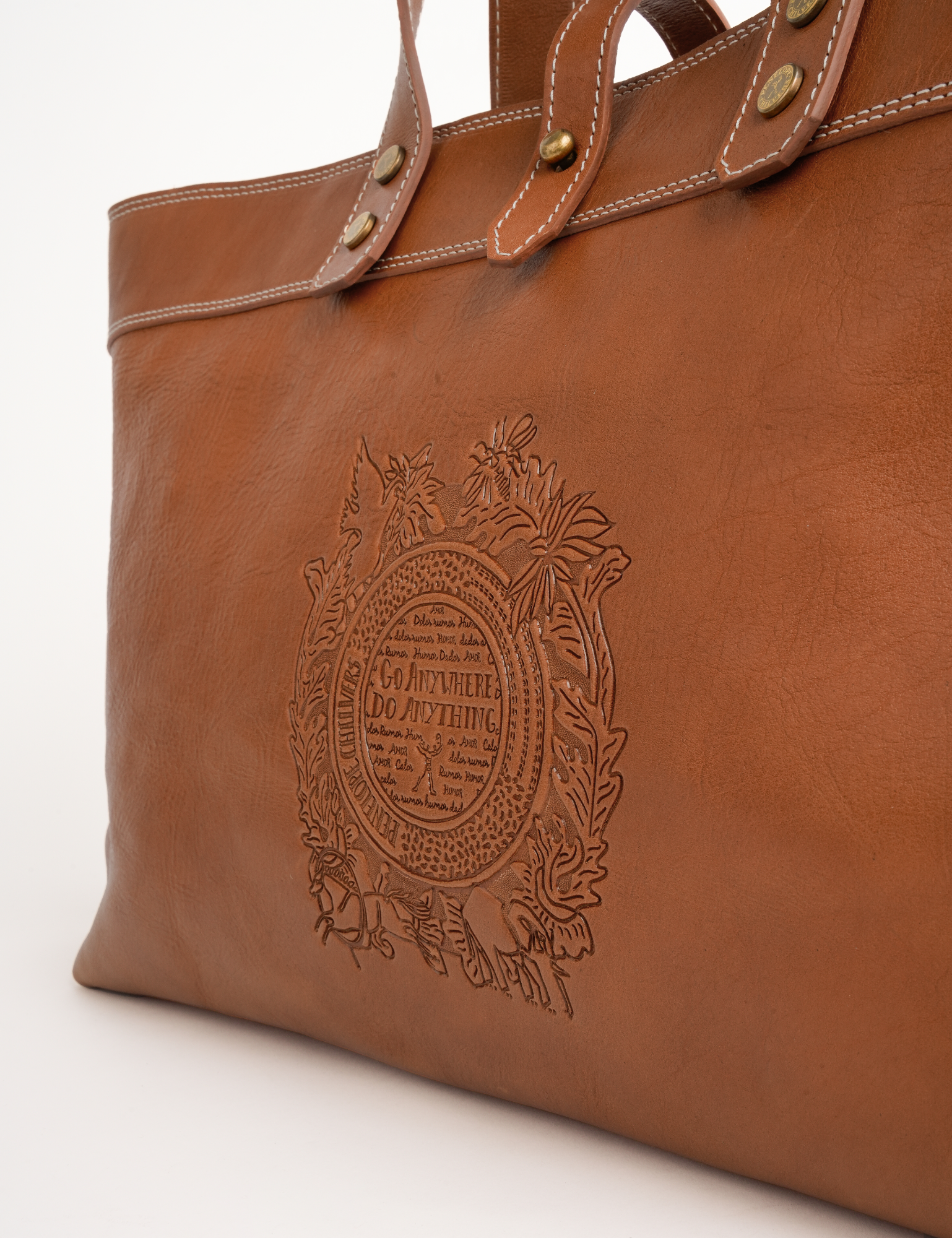 Cartouche Leather Trug