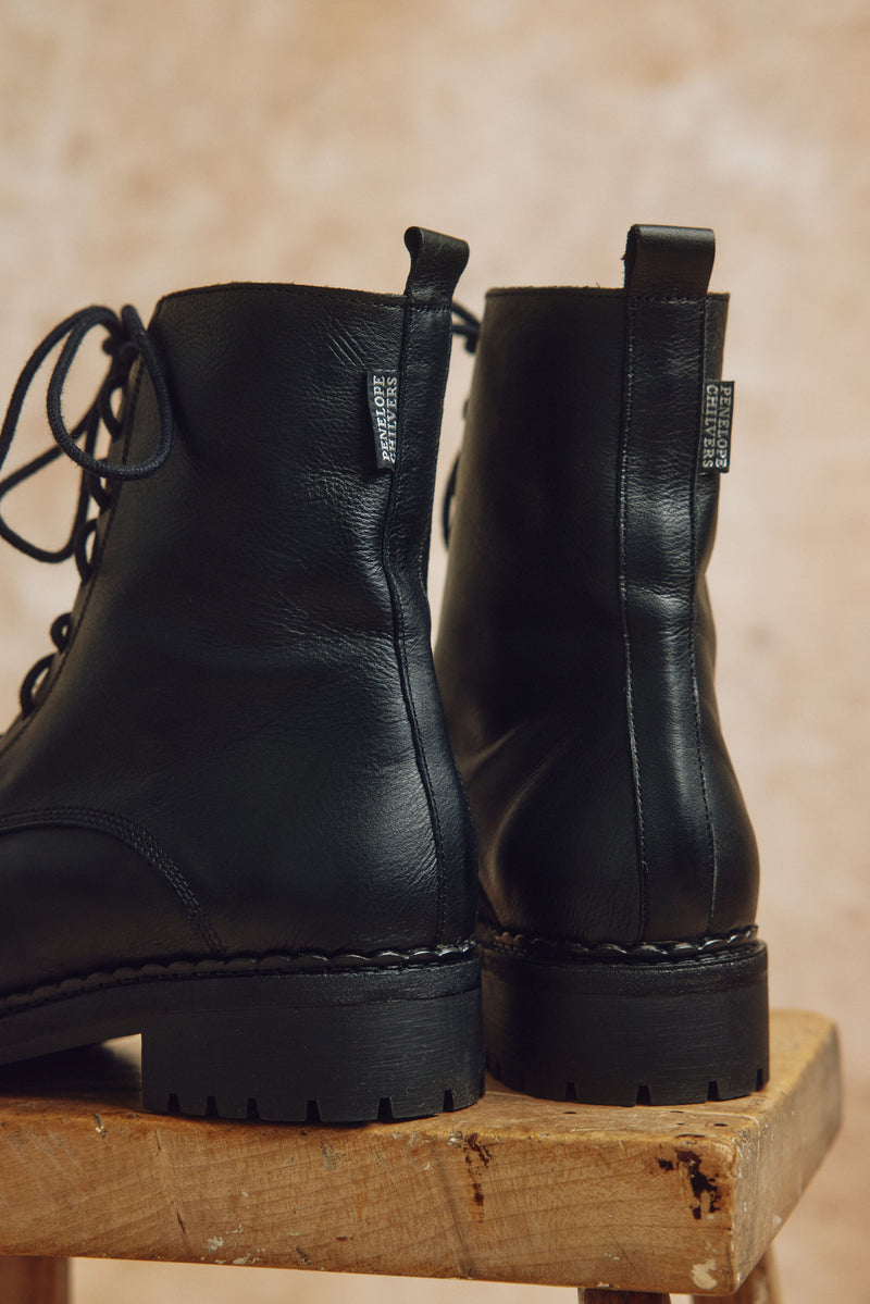 Bartholomew Leather Boot Black 2