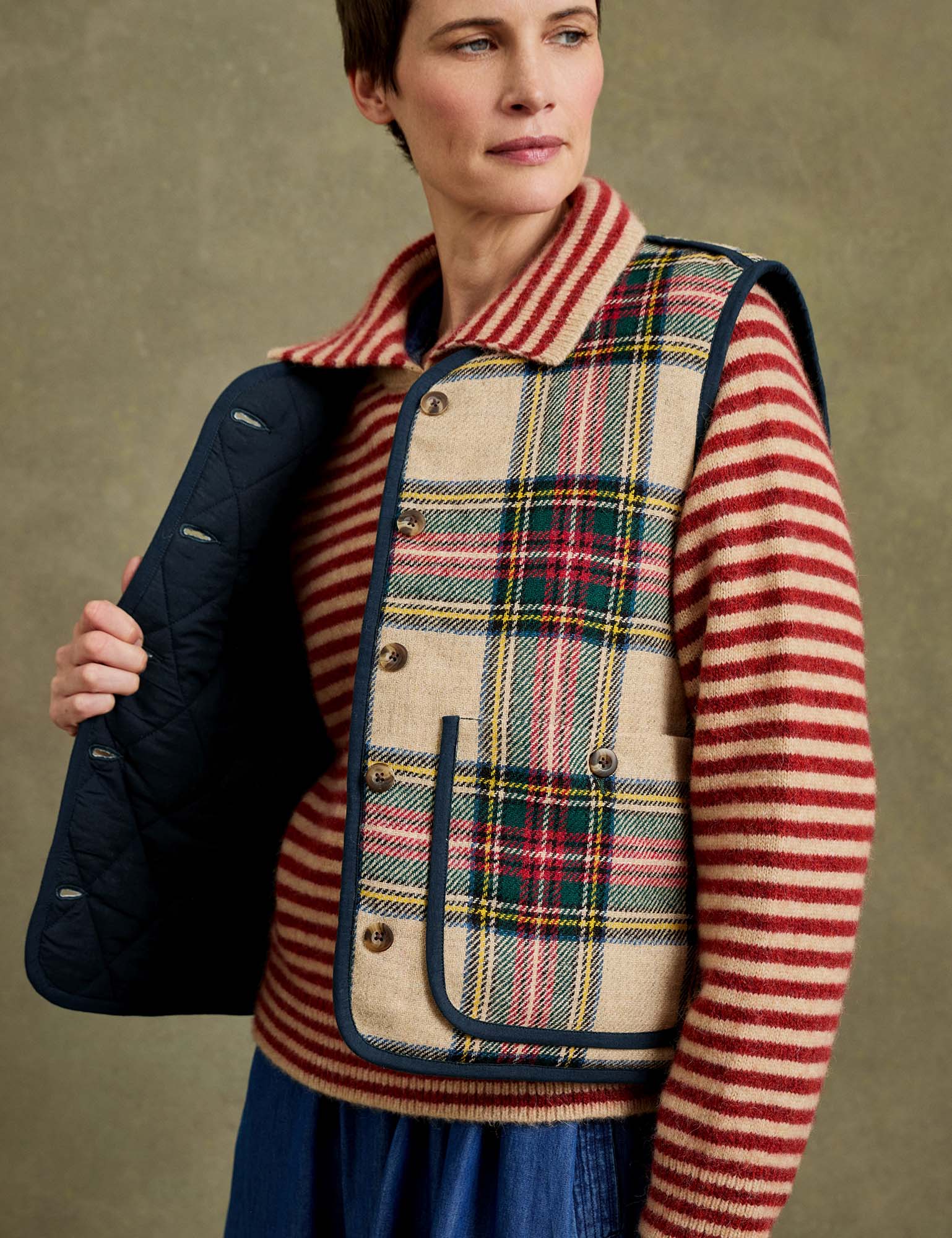 Blair Tartan Gilet