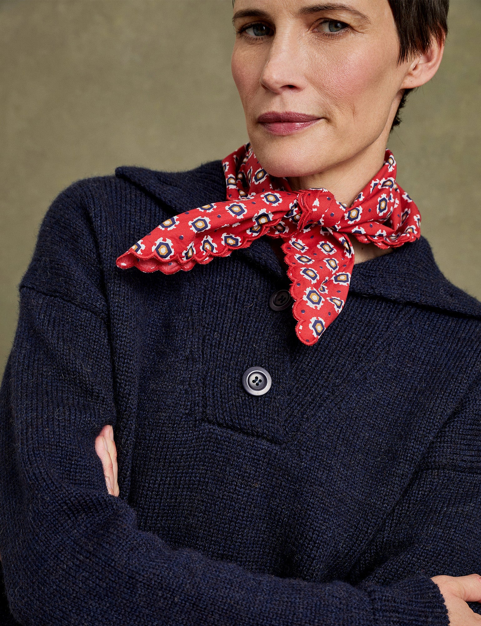 Cotton Losenge Scarf