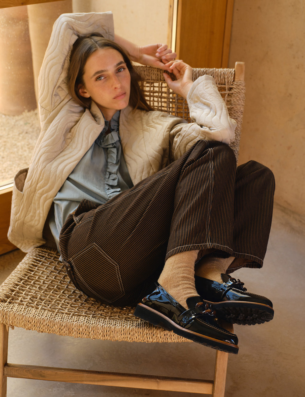 Low Monti Patent Loafer