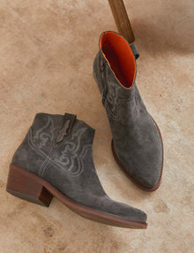 Cassidy Suede Embroidered Boot
