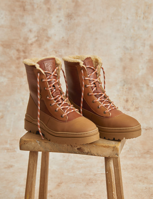 Florist Leather Wool-lined Boot