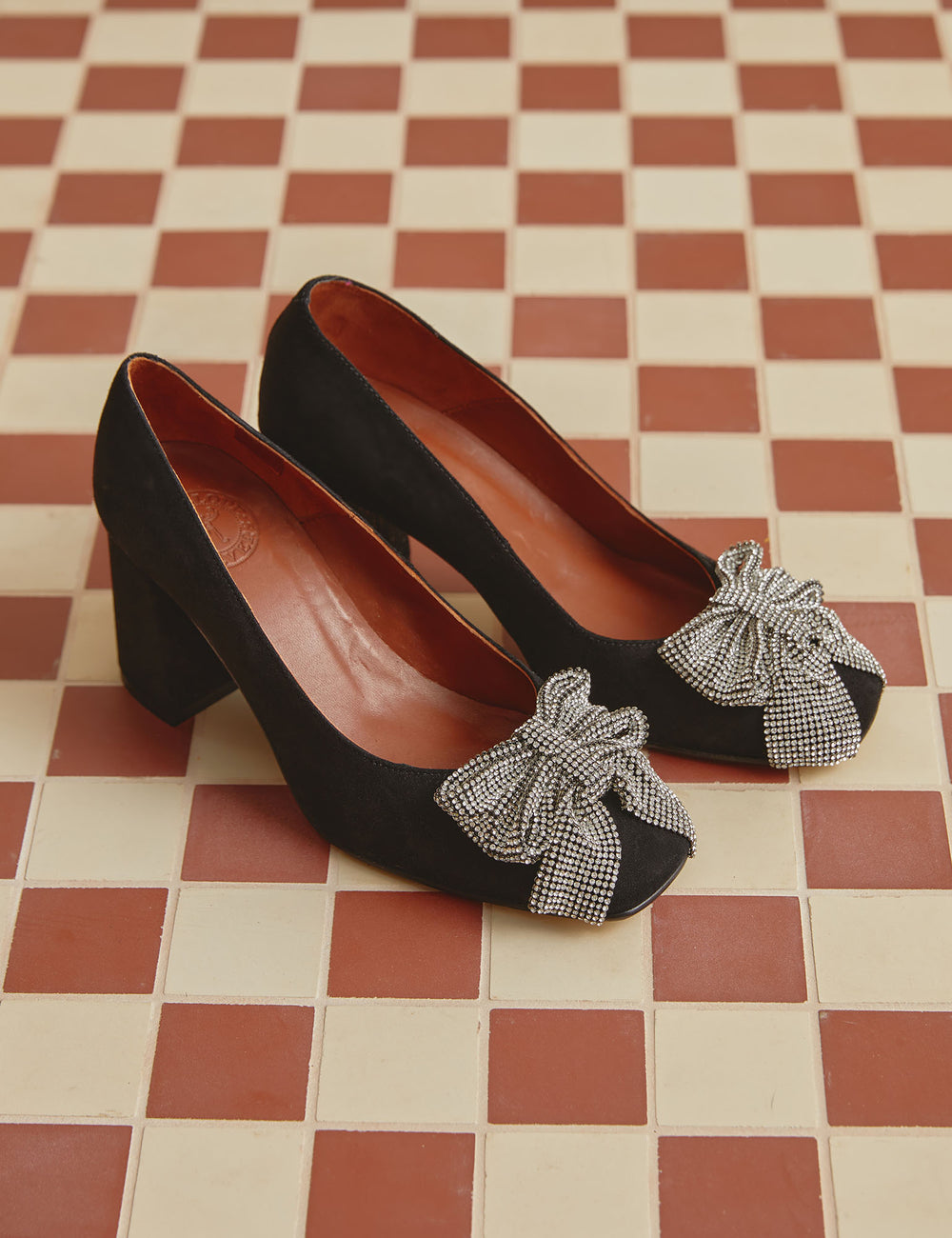 Gamine Bow Suede Shoe