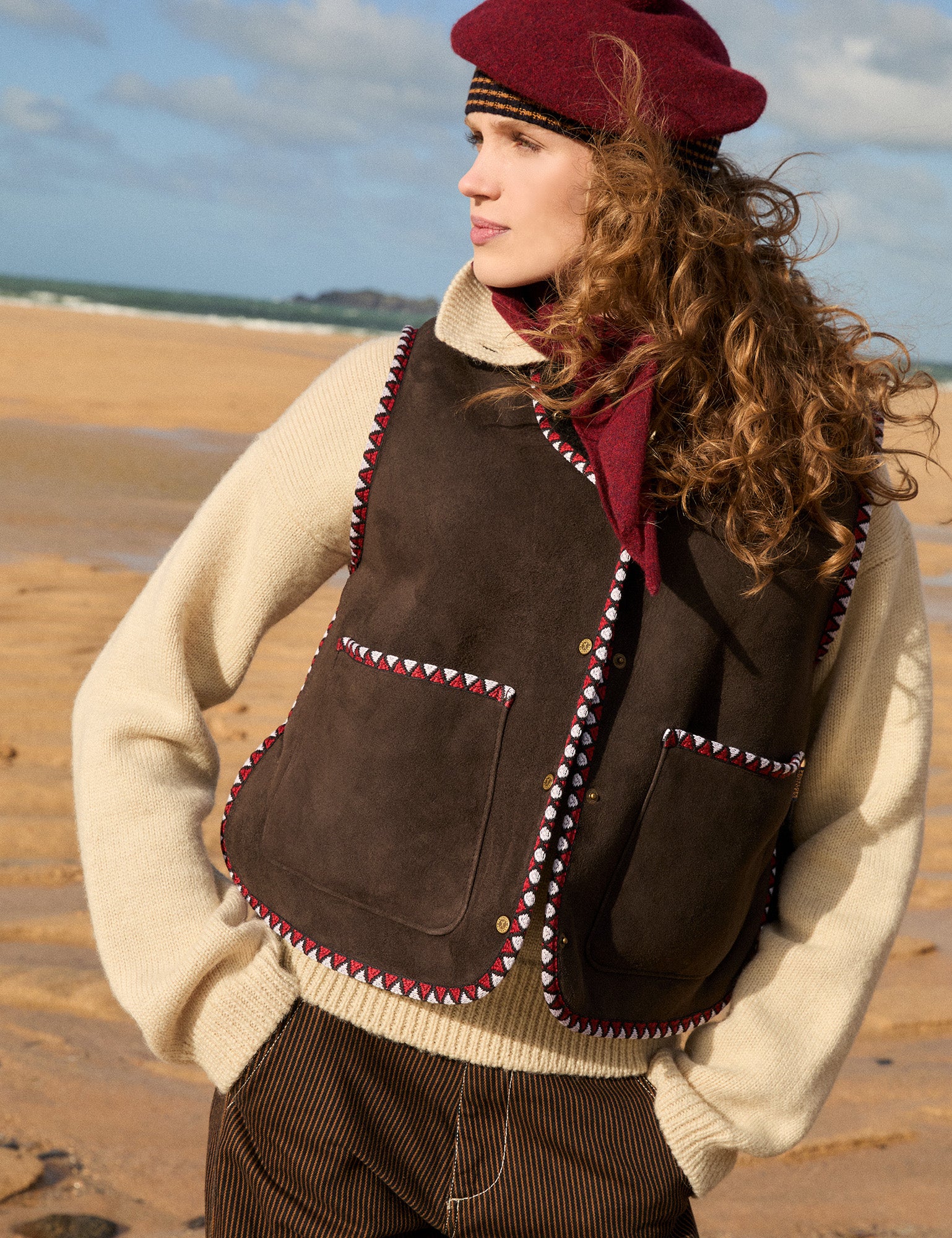 The Incredible Gilet in Bitter Chocolate | Women's Clothing