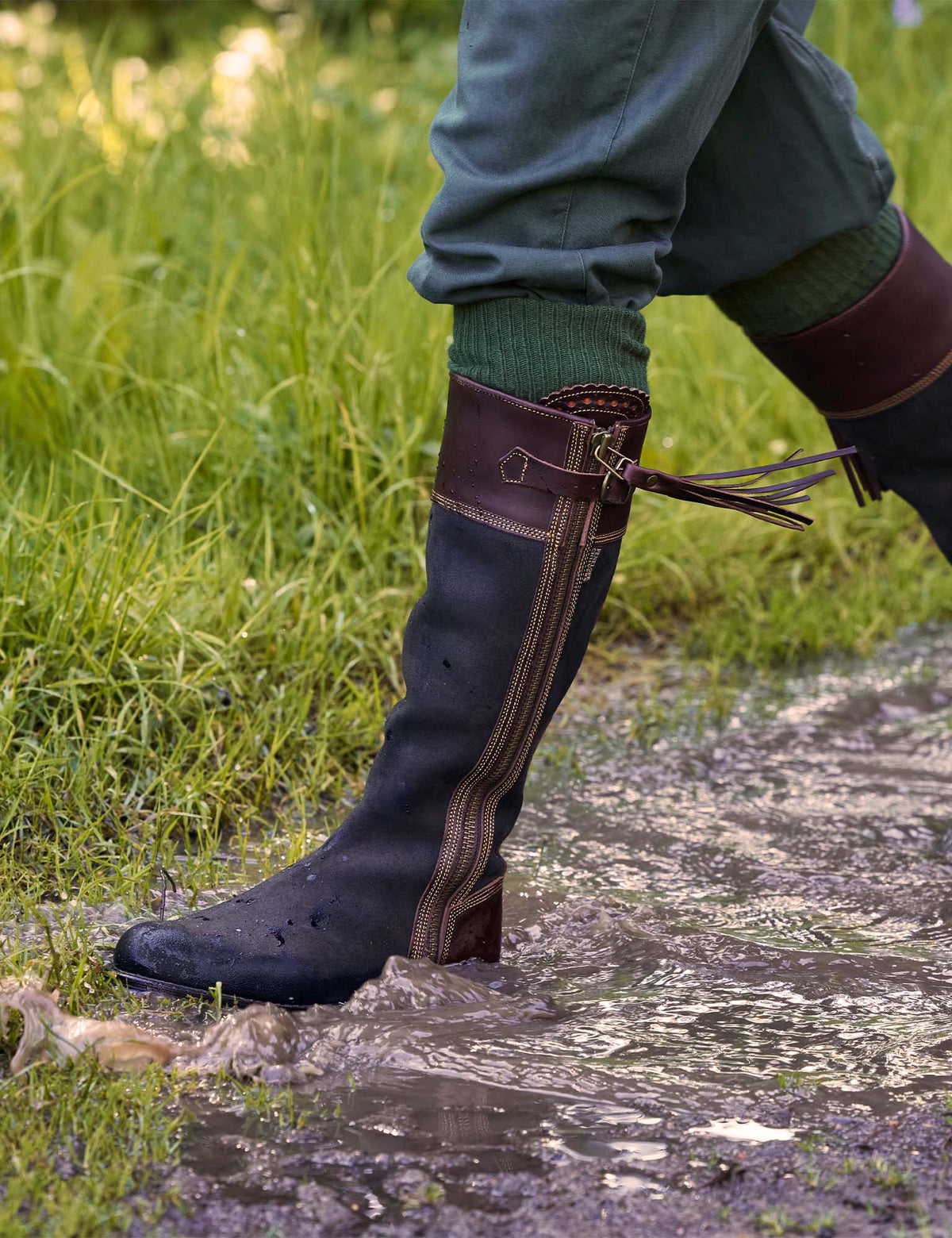 Inclement Long Tassel Boot