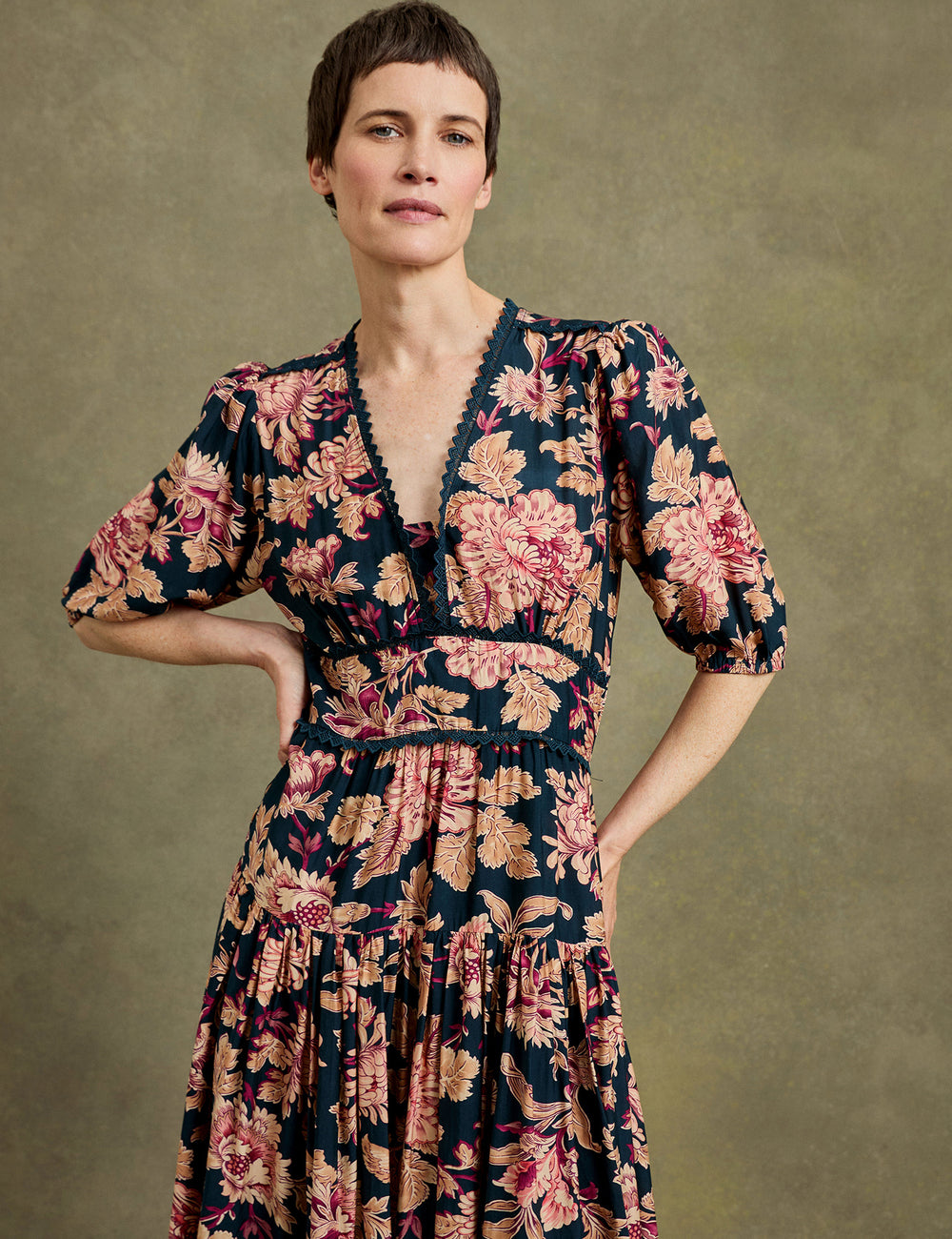 Jeanne Floral Dress