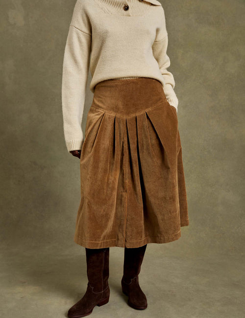 Lancaster Cotton Velvet Skirt