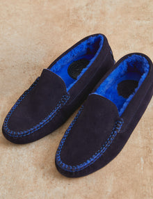Moccasin Suede Slipper