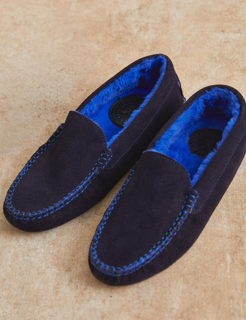 Moccasin Suede Slipper