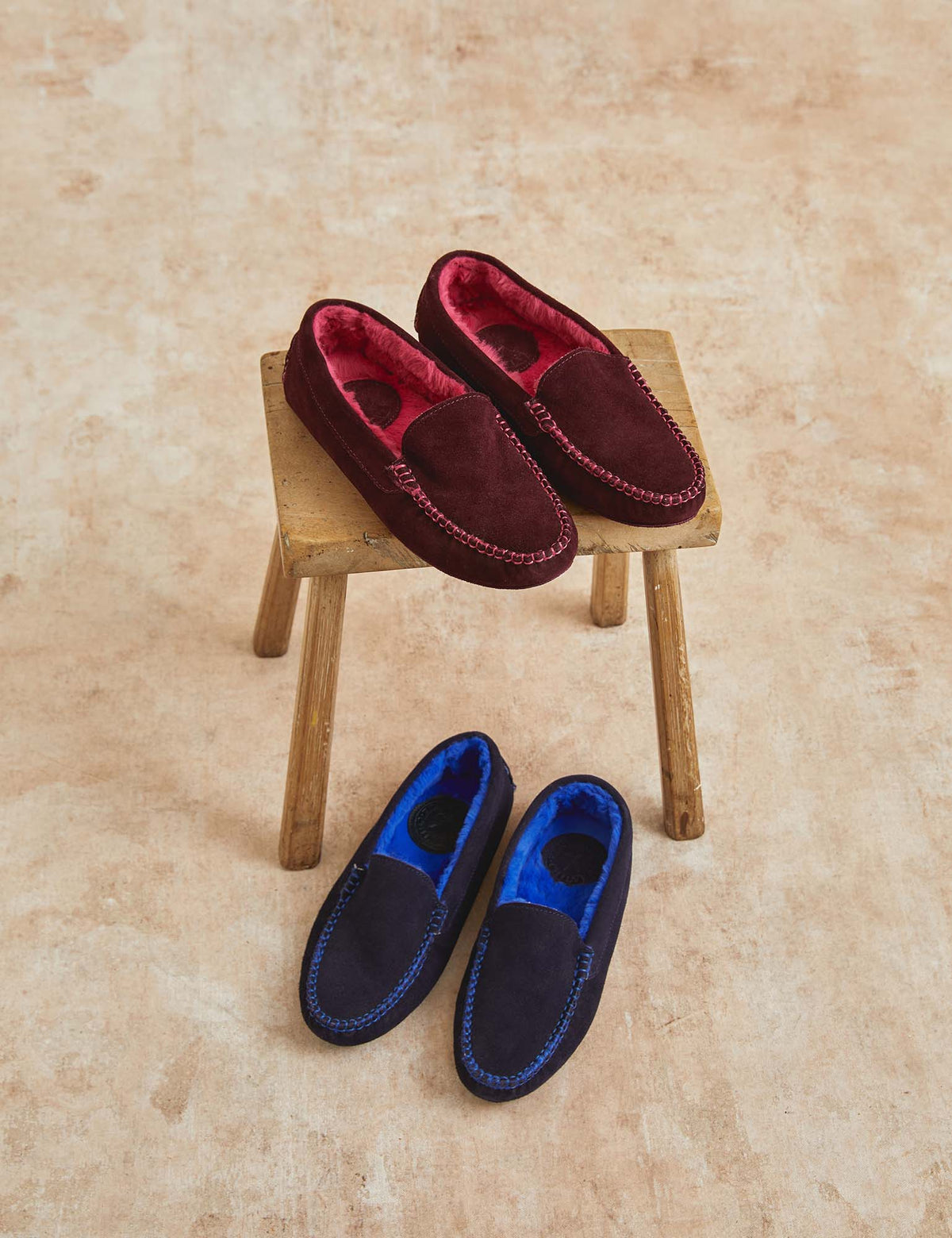 Moccasin Suede Slipper
