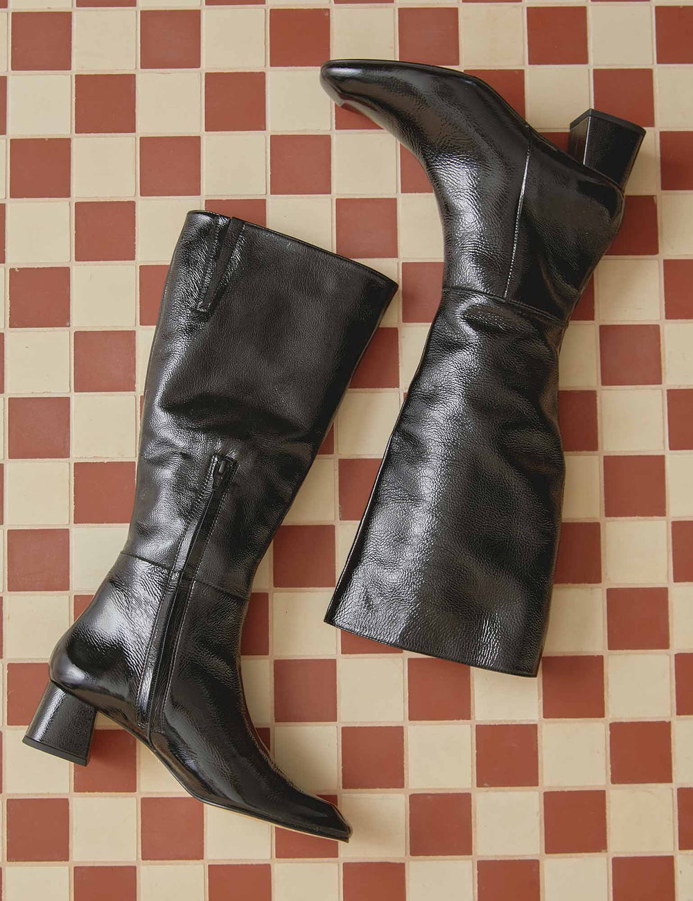 Sinatra Patent Leather Boot