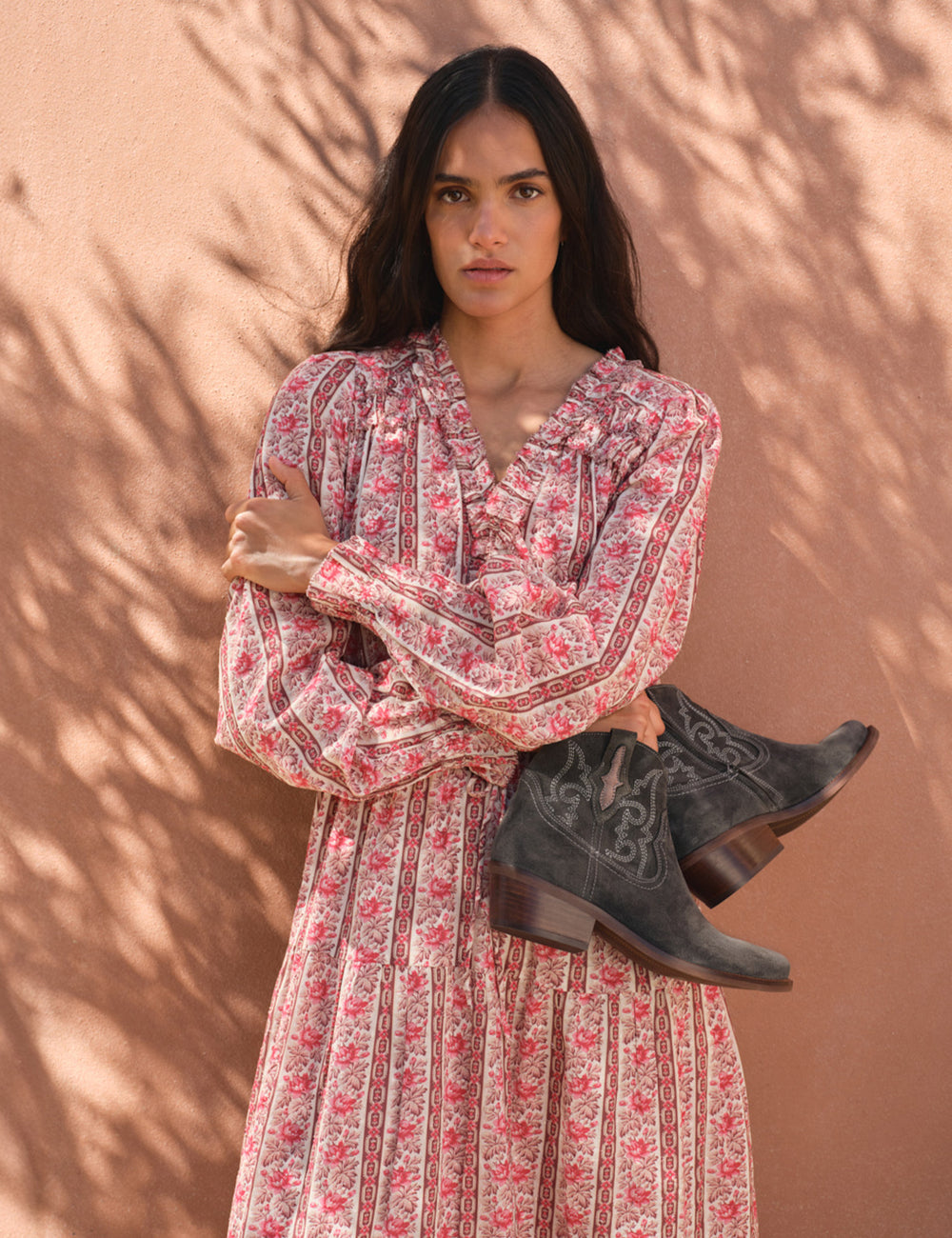 Cassidy Suede Embroidered Boot