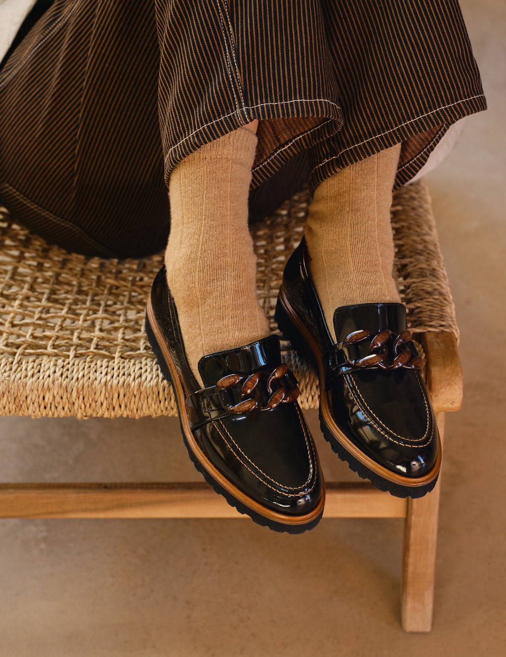 Low Monti Patent Loafer