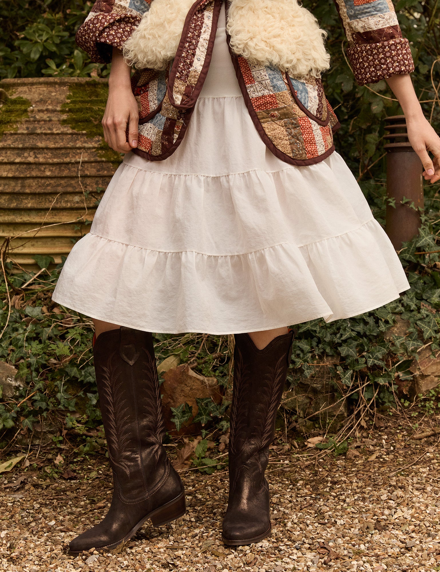 Blanca Metallic Suede Boot