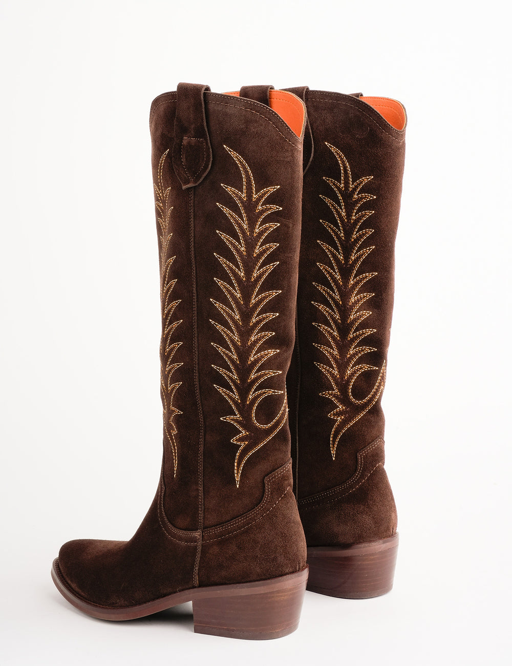Blanca Suede Embroidered Boot