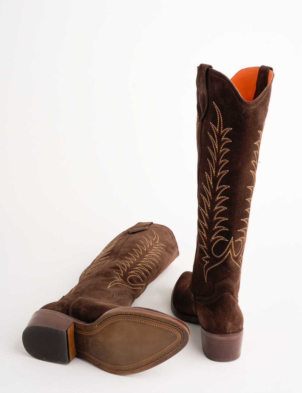 Blanca Suede Embroidered Boot