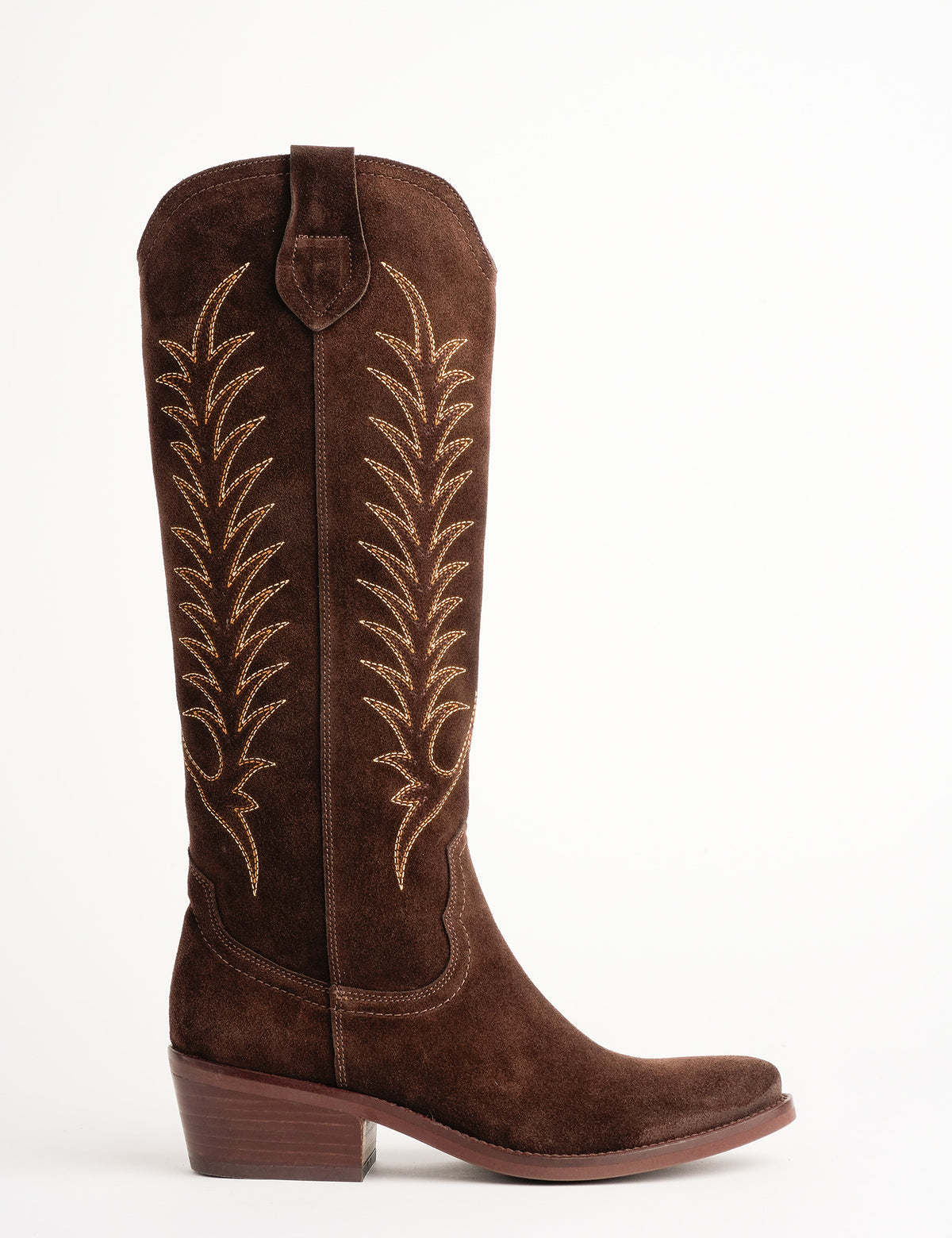 Penelope Chilvers Blanca Suede Embroidered Boots