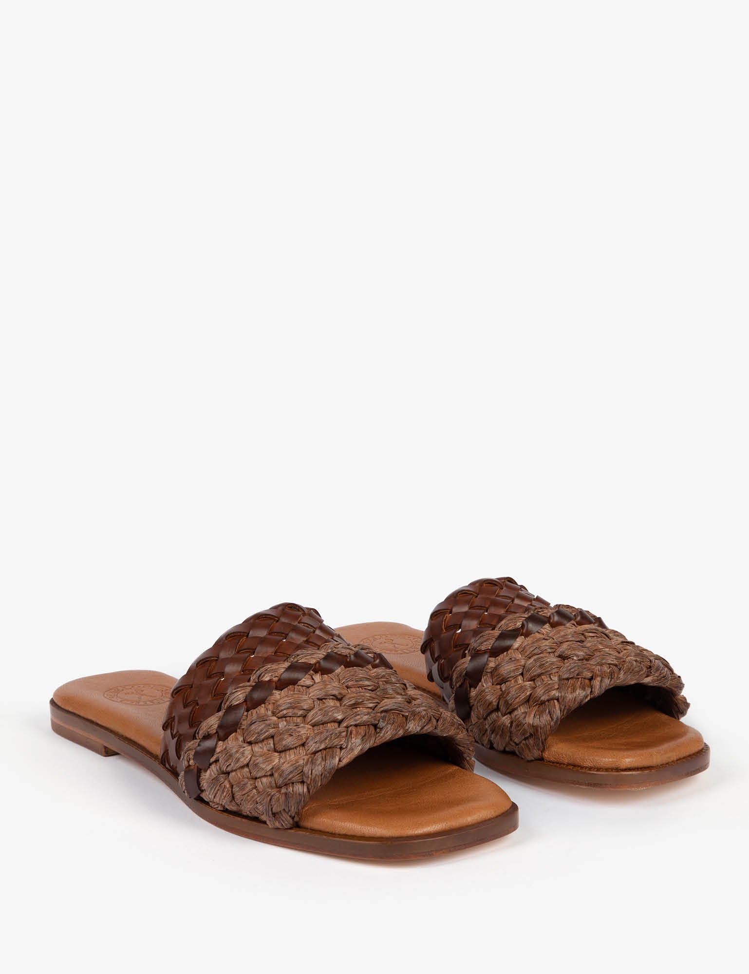Kalahari Braided Raffia Mule