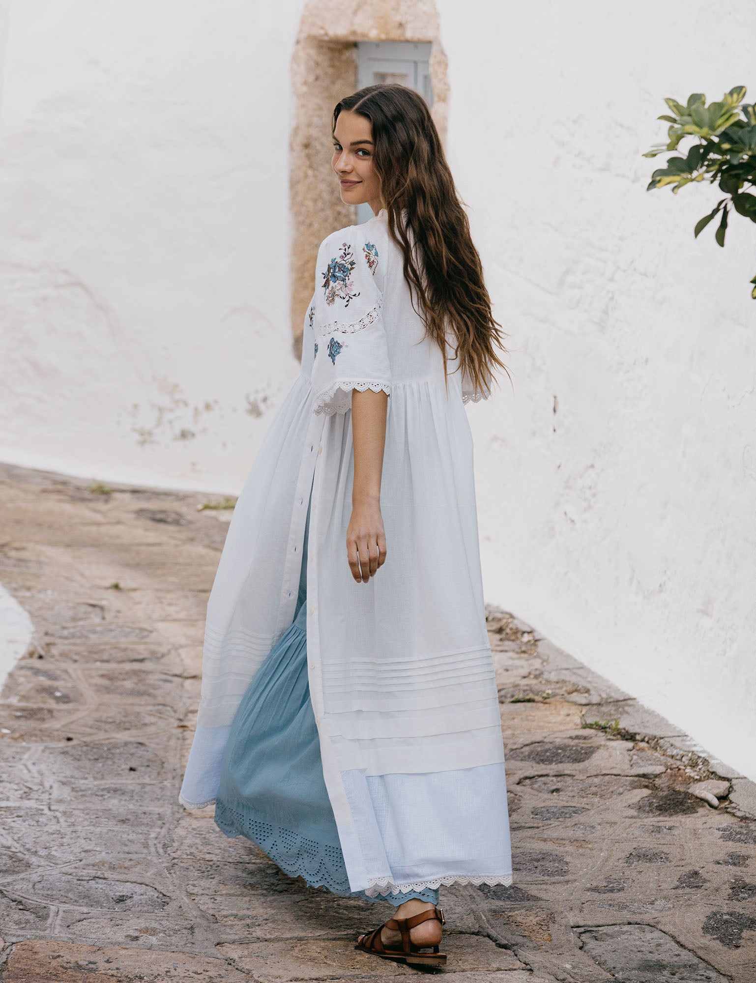 Maria Embroidered Dress