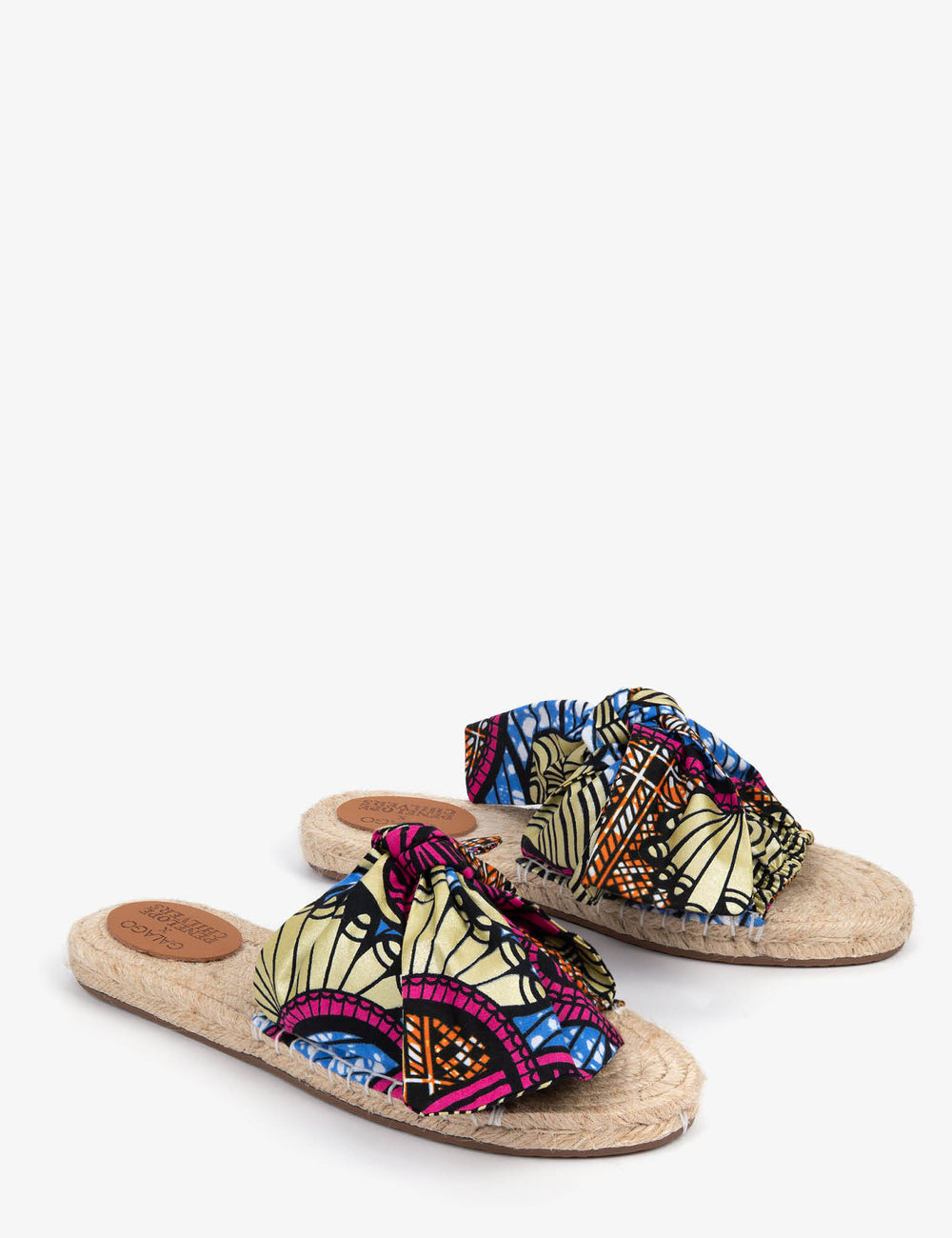 Eswatini Bow Print Espadrille