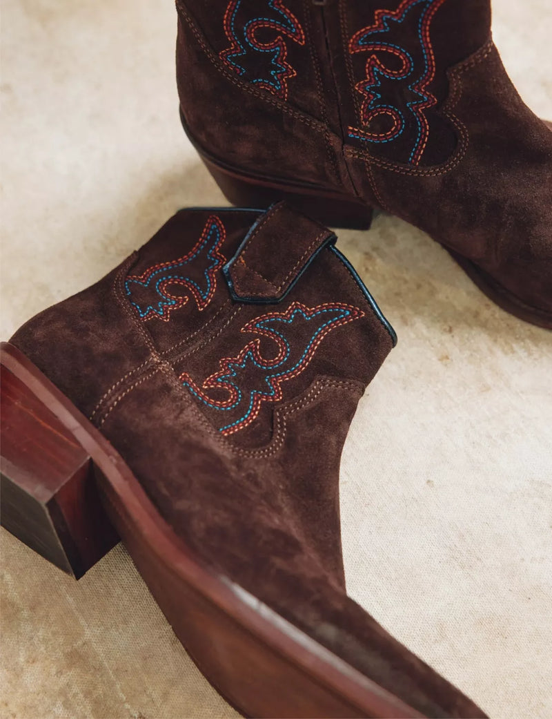 cassidy suede embroidered boots 1