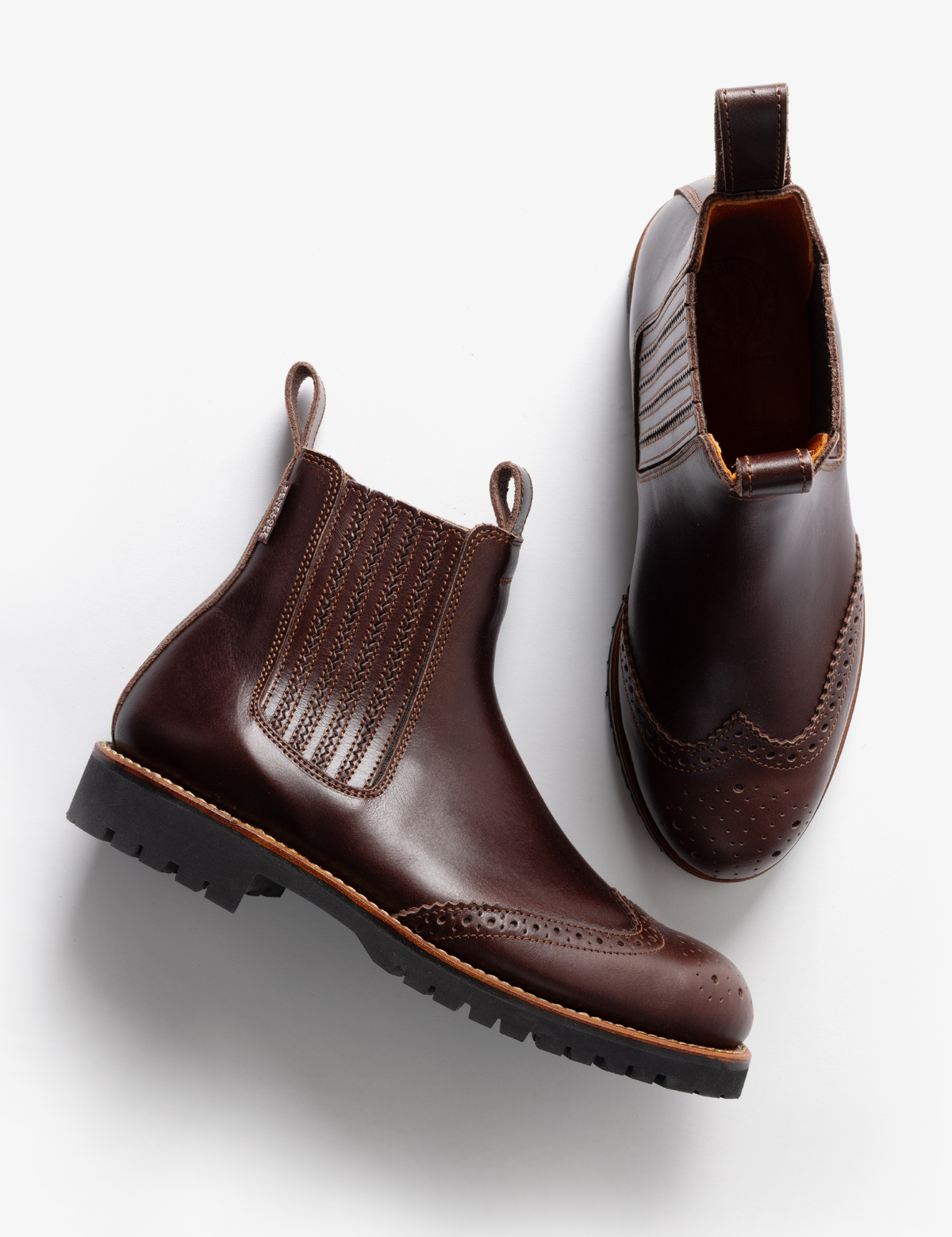 Oscar Brogue-Tip Boot
