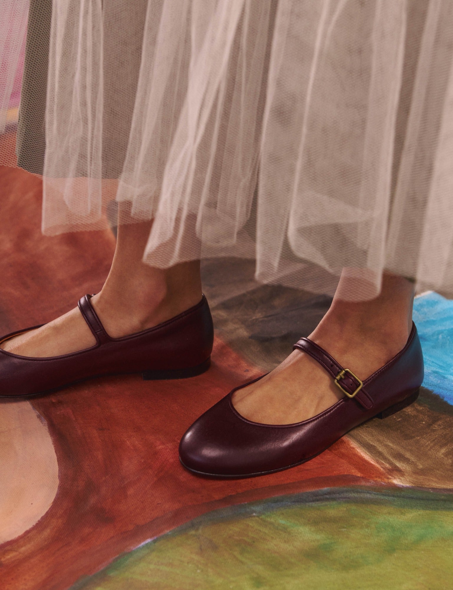 Fay Leather Mary Jane