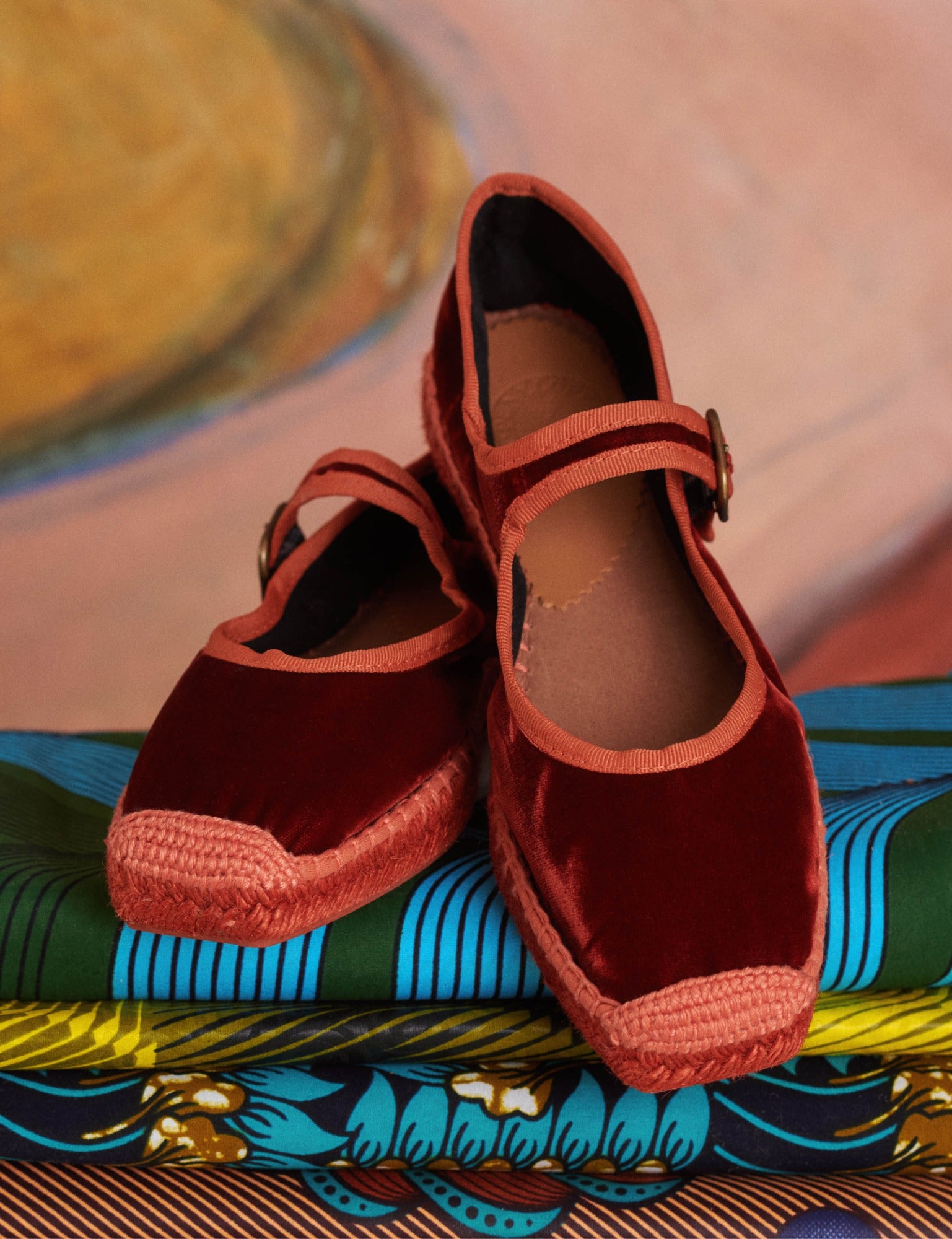 Flora Velvet Espadrille