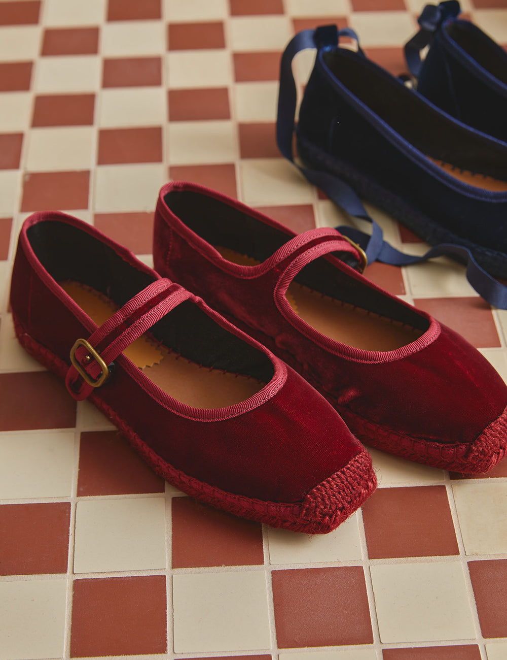 Flora Velvet Espadrille