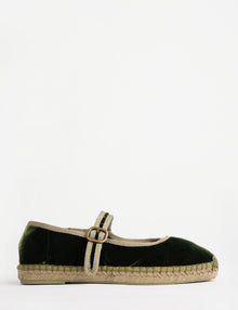 Flora Velvet Espadrille