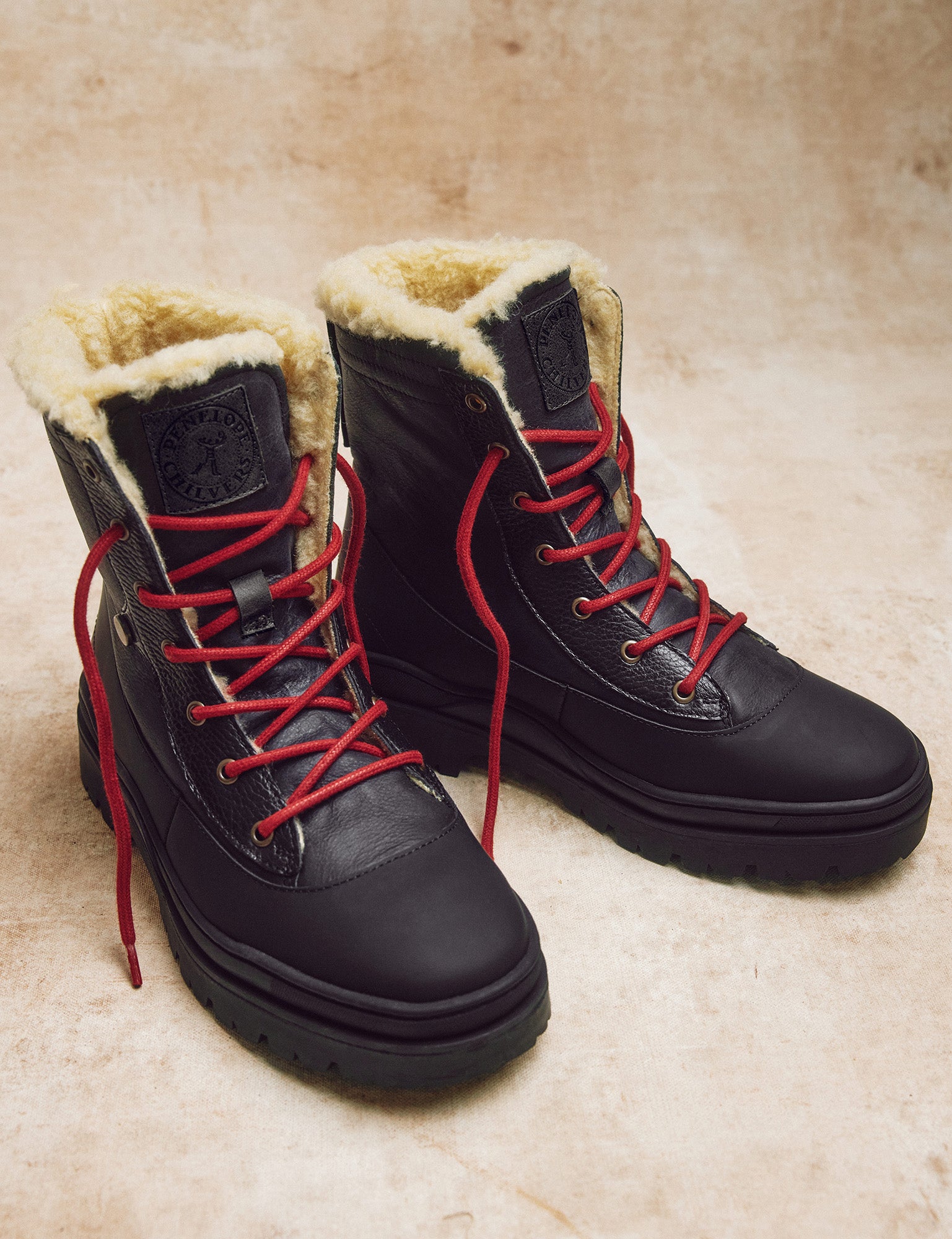 Florist Leather Wool-Lined Boot