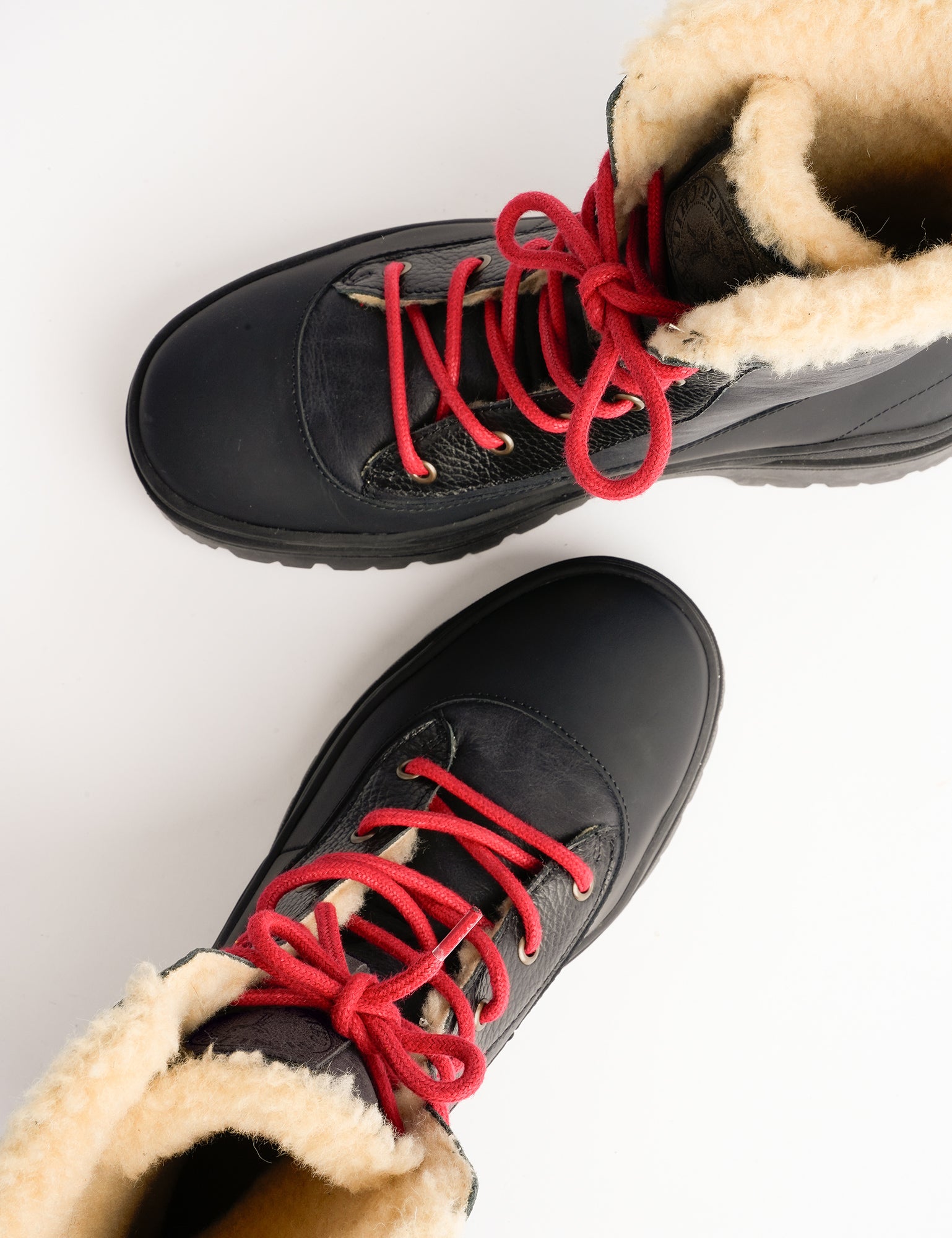 Florist Leather Wool-Lined Boot