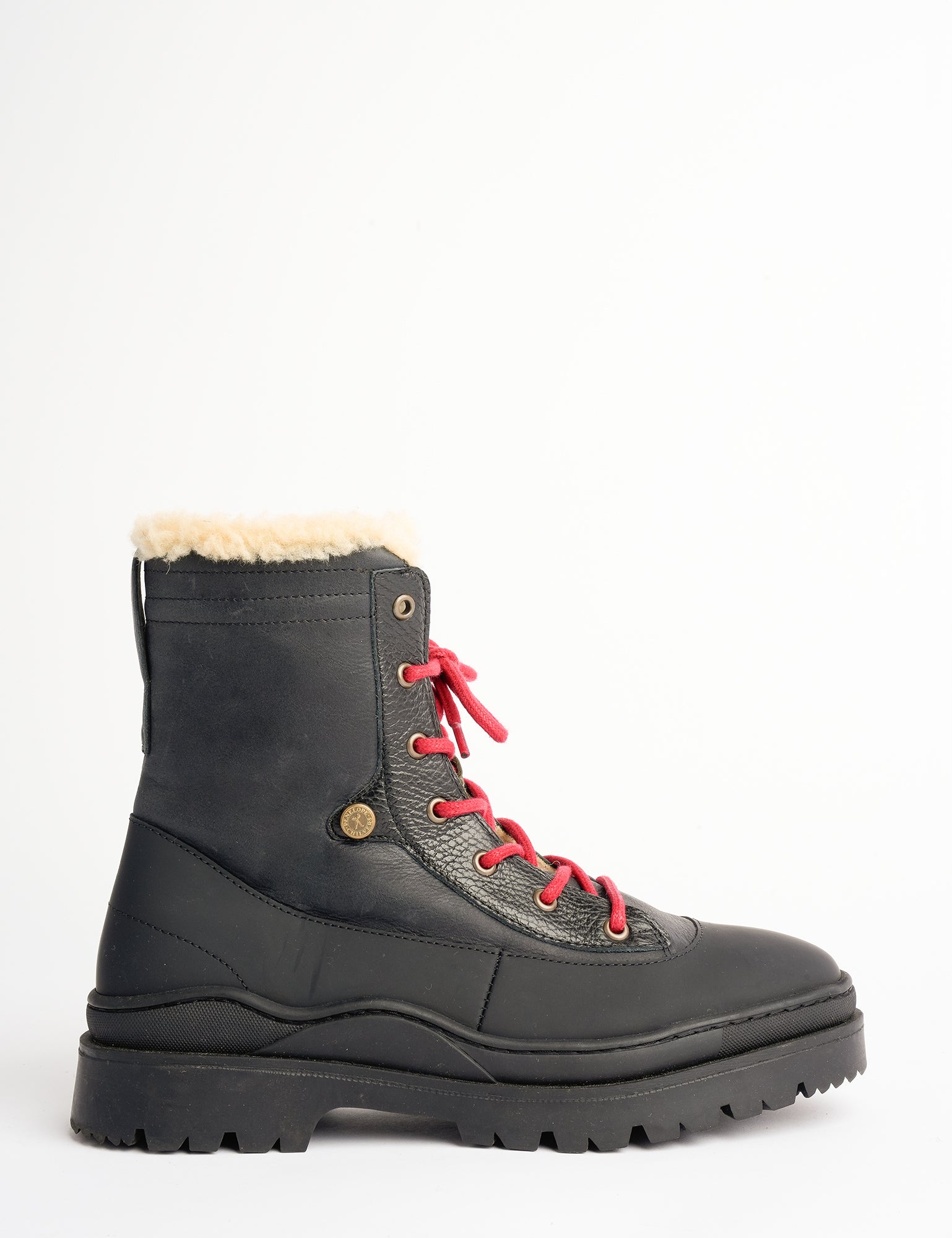Florist Leather Wool-Lined Boot