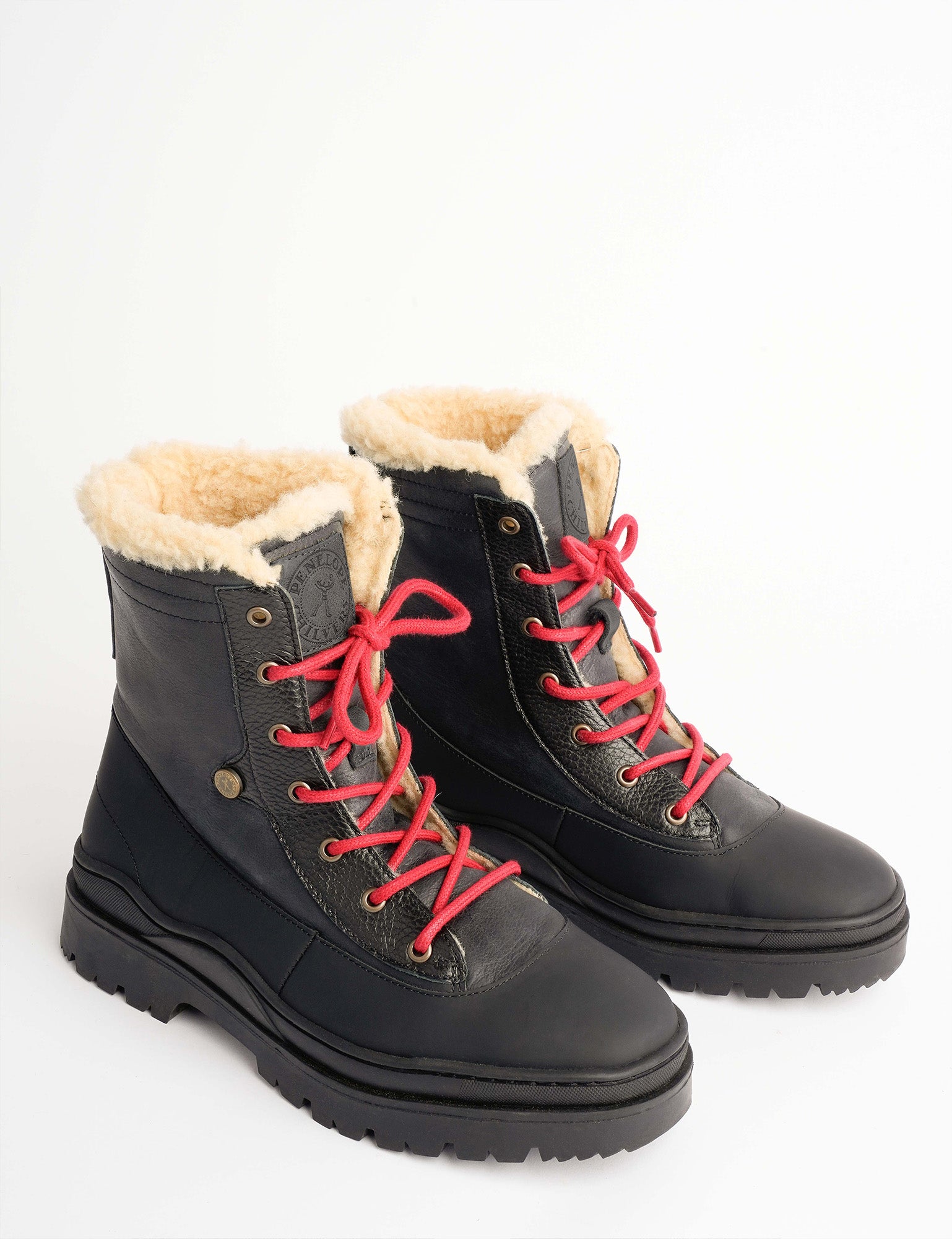 Florist Leather Wool-Lined Boot