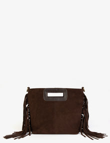 Fringe Handy Suede Bag