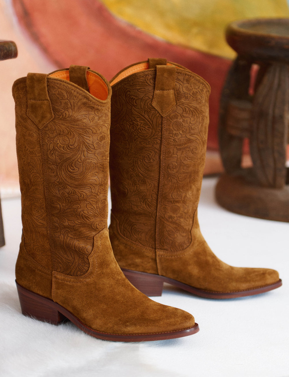 Goldie Cordoban Suede Boot