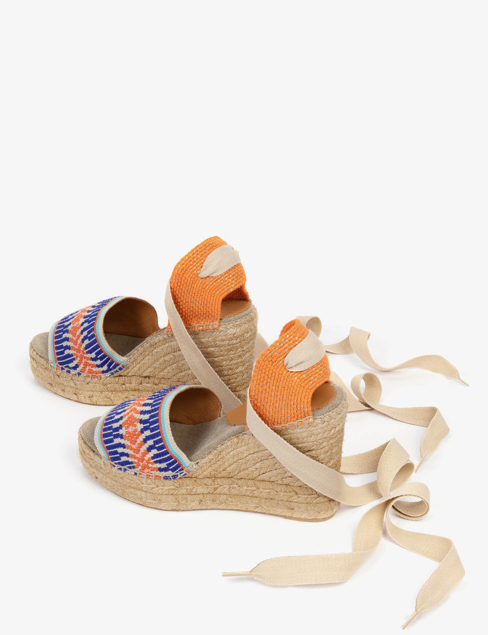 High Costa Savannah Weave Espadrille