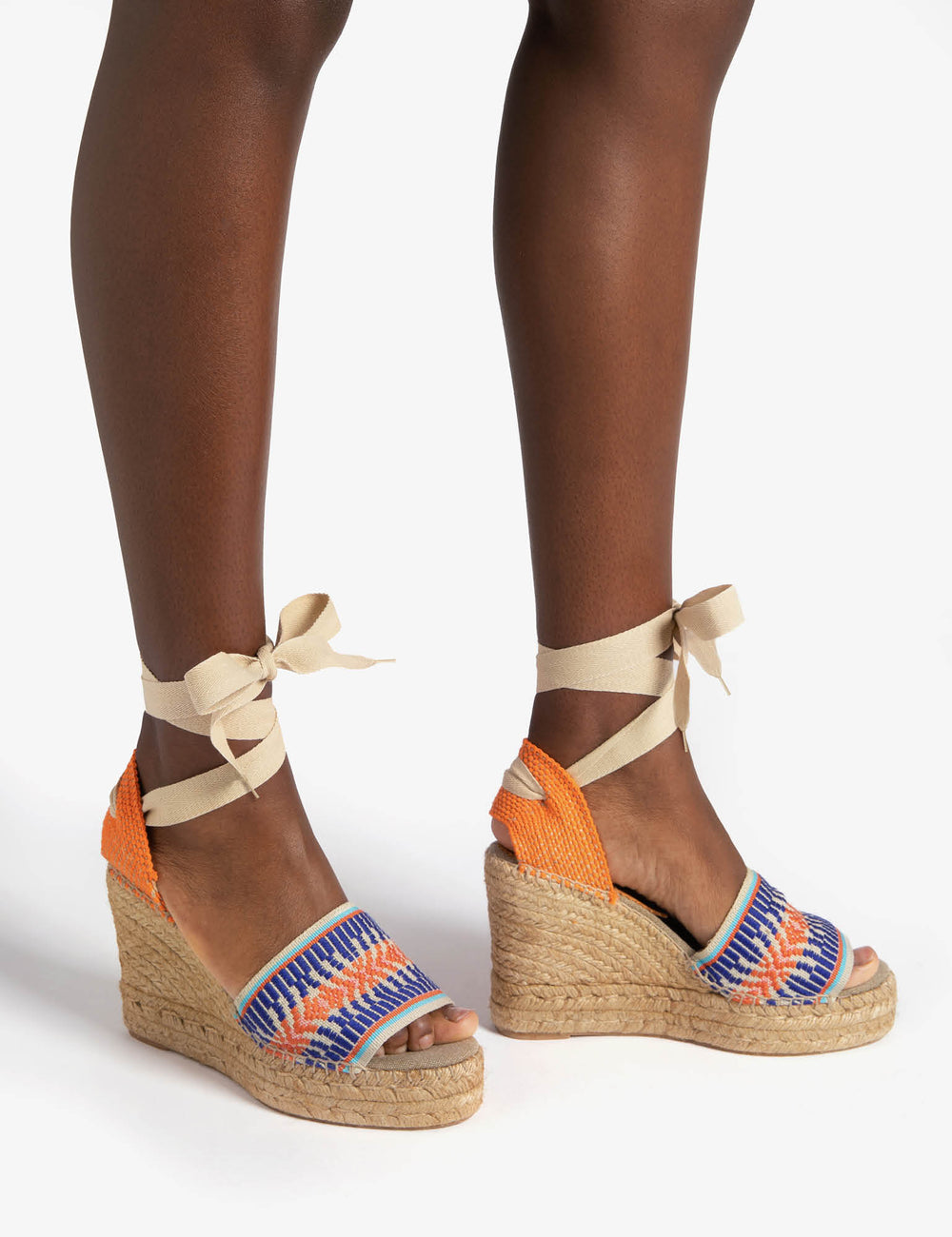 High Costa Savannah Weave Espadrille